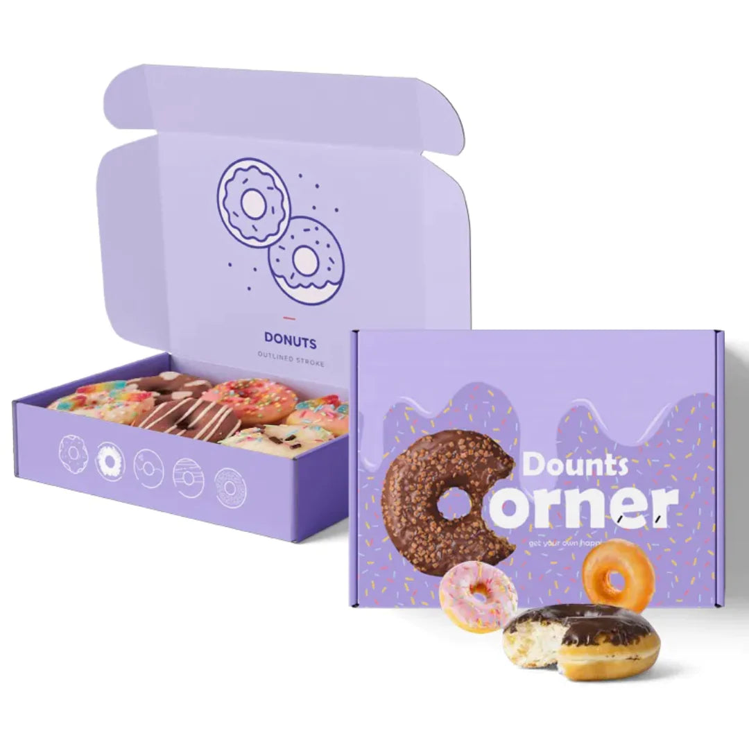 Custom Foldable Cookie & Donut Boxes
