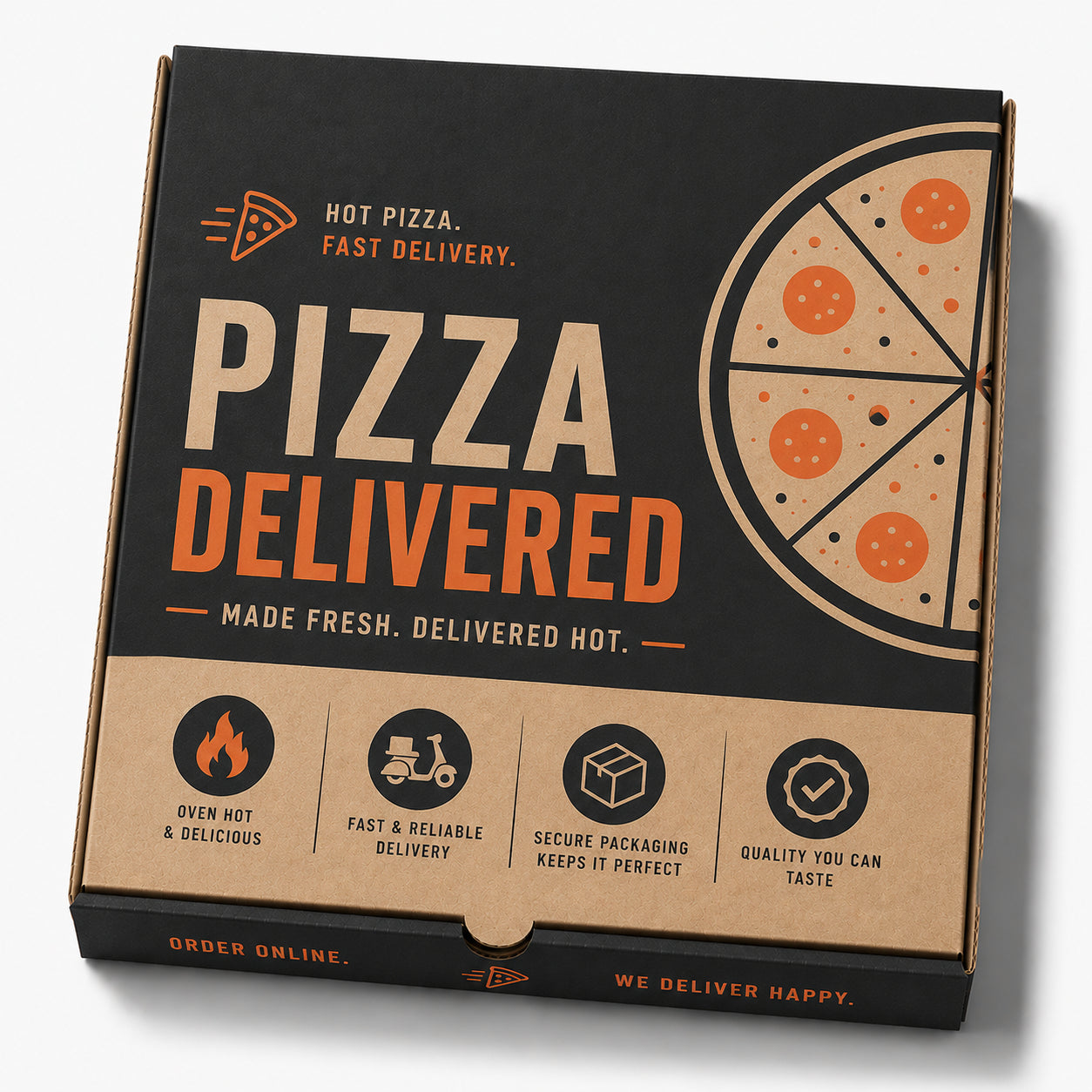 Custom Corrugated Pizza Boxes