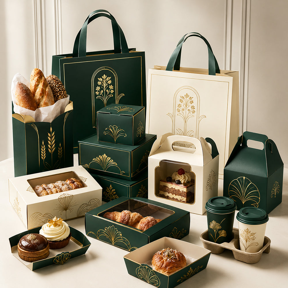 Custom Premium Bakery & Pastry Brand Kit Packaging