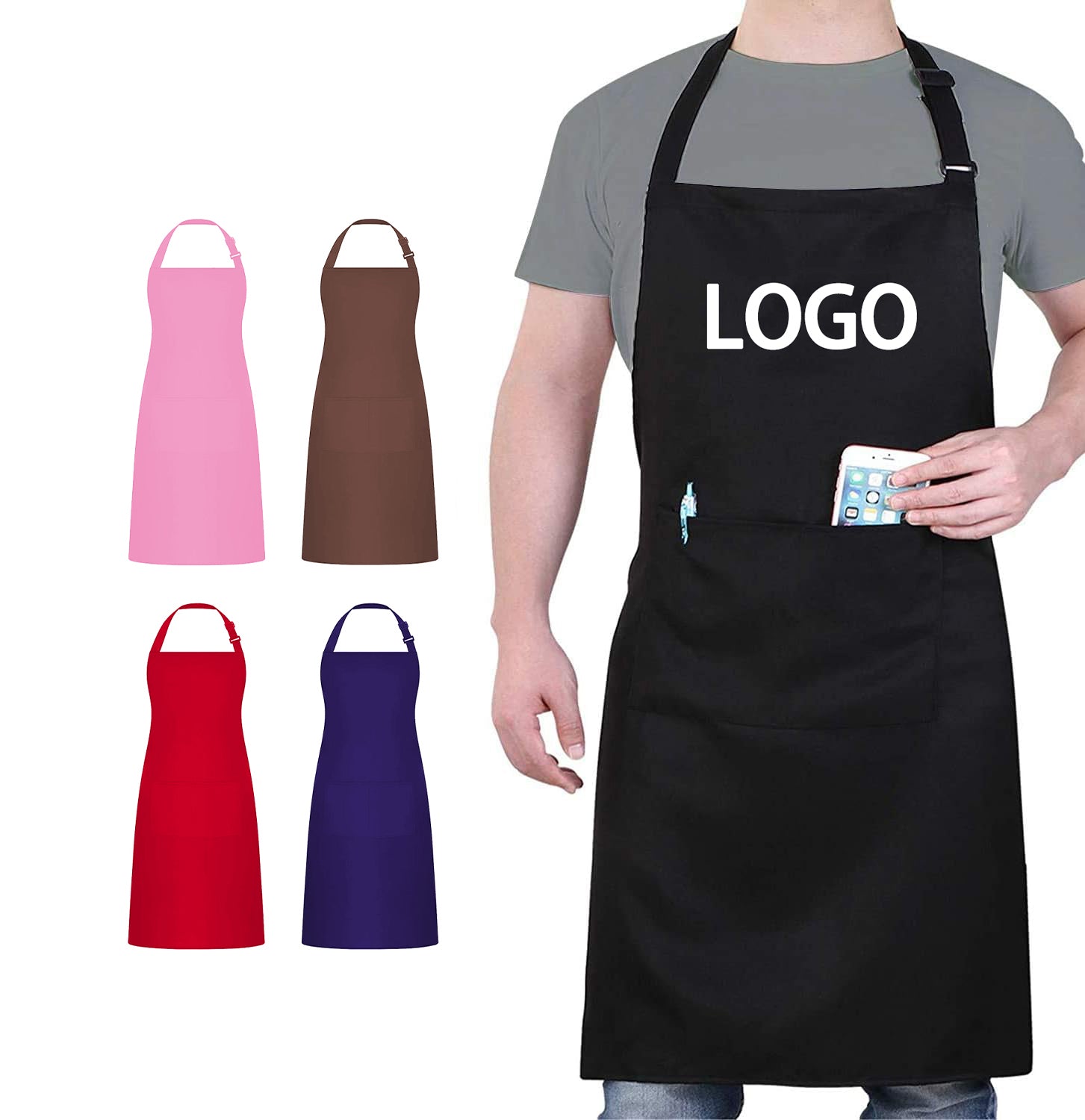 Custom Logo Restaurant & Kitchen Aprons