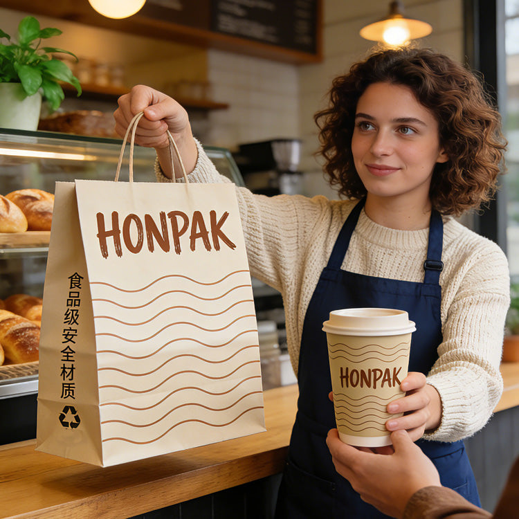 Custom Coffee Shop & Café Brand Kit Packaging