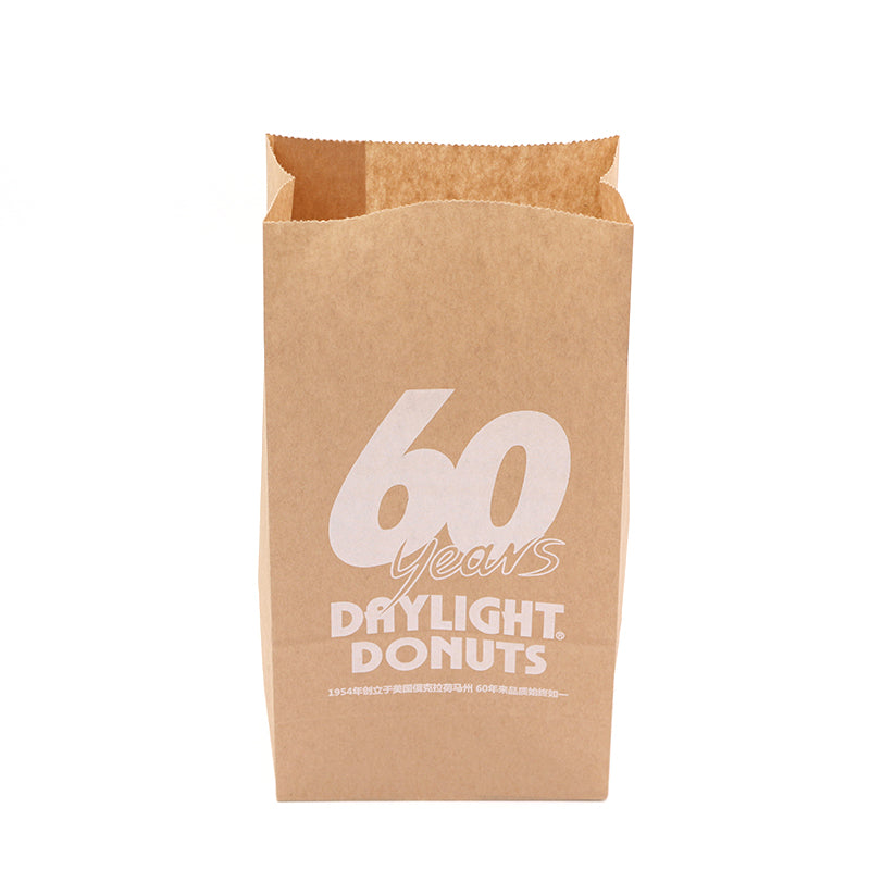Custom Food-Grade Kraft Takeaway Bag