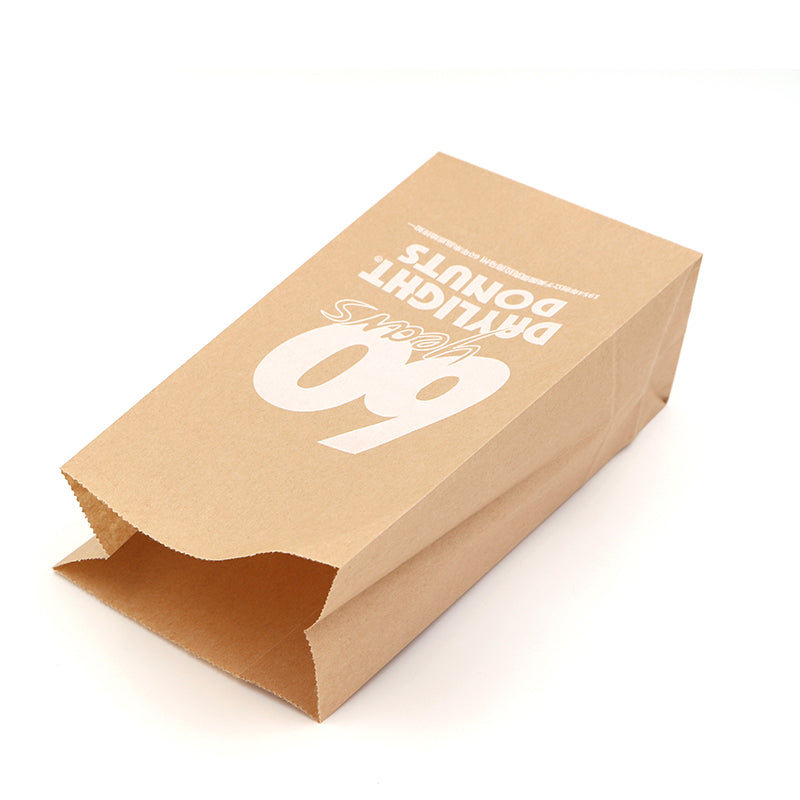 Custom Food-Grade Kraft Takeaway Bag
