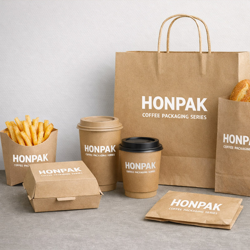 Custom Fast Food Restaurant Brand Kit Packaging