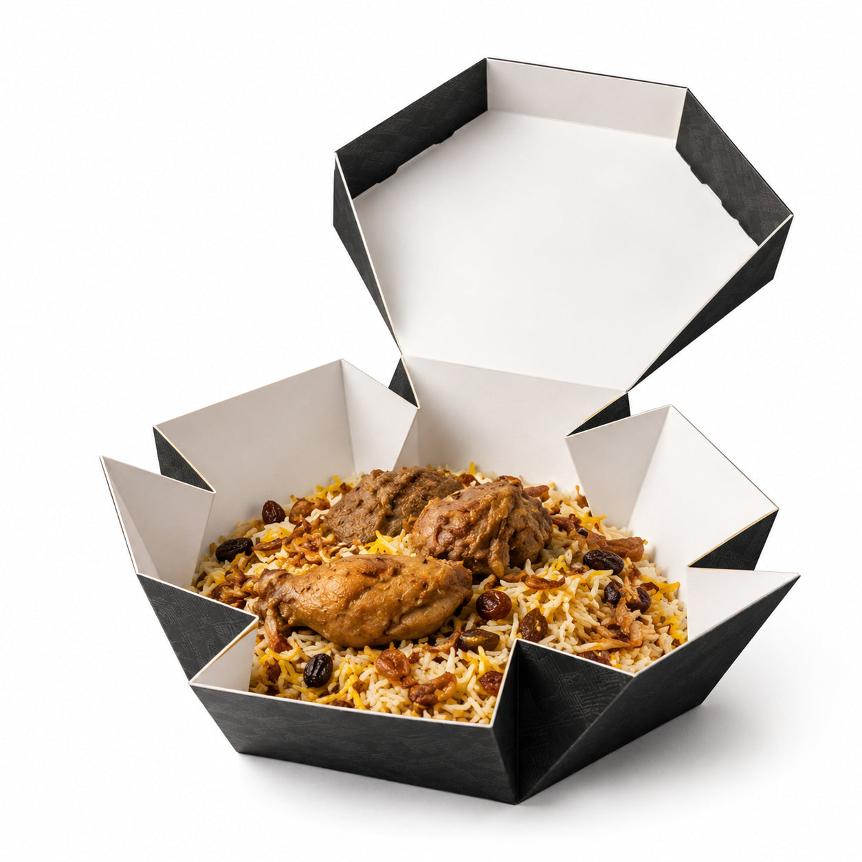 Custom Foldable Mandi & BBQ Packaging Boxes