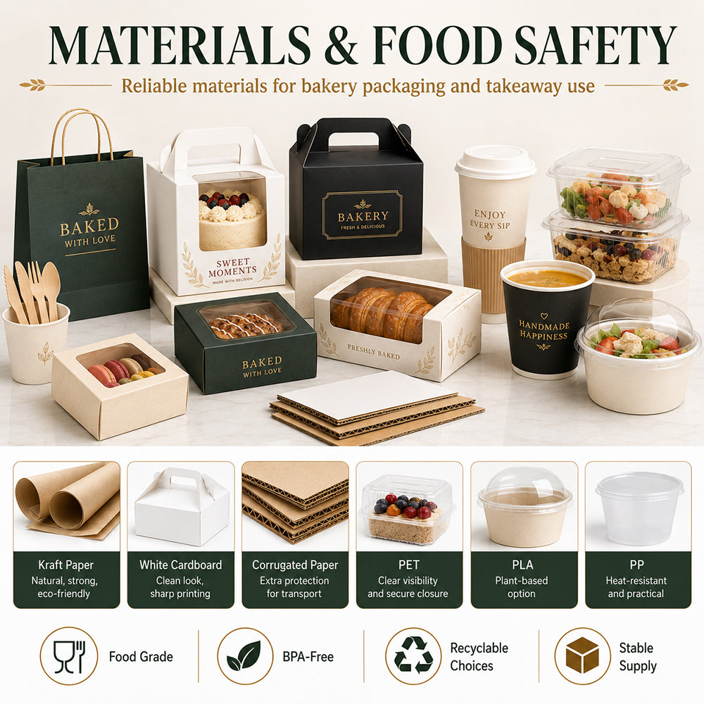 Custom Premium Bakery & Pastry Brand Kit Packaging