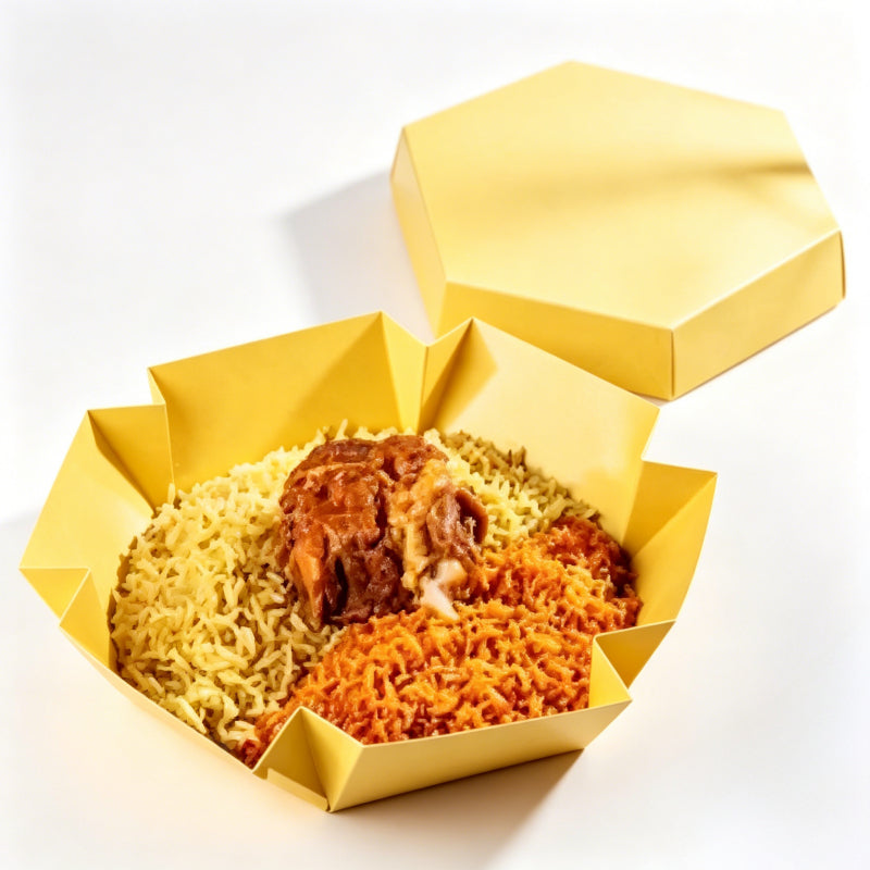 Custom Foldable Mandi & BBQ Packaging Boxes