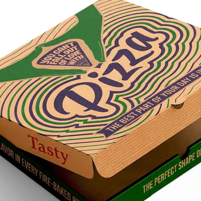 Eco-Essential Kraft Pizza Box