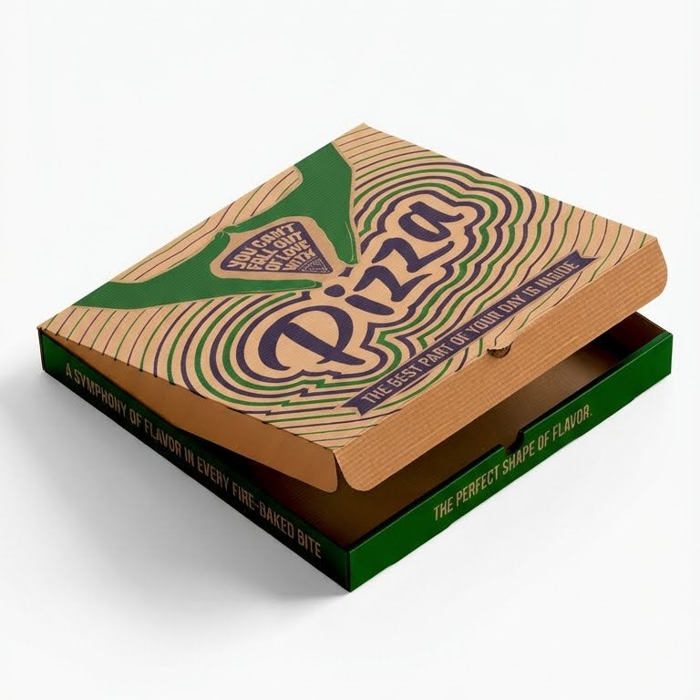 Eco-Essential Kraft Pizza Box