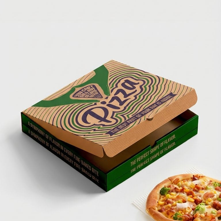 Eco-Essential Kraft Pizza Box