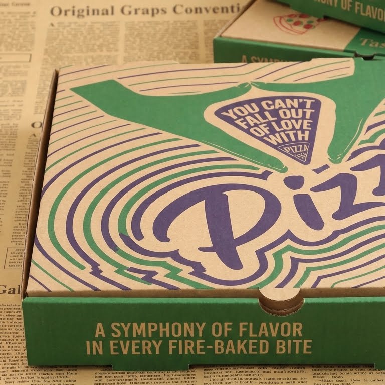 Eco-Essential Kraft Pizza Box